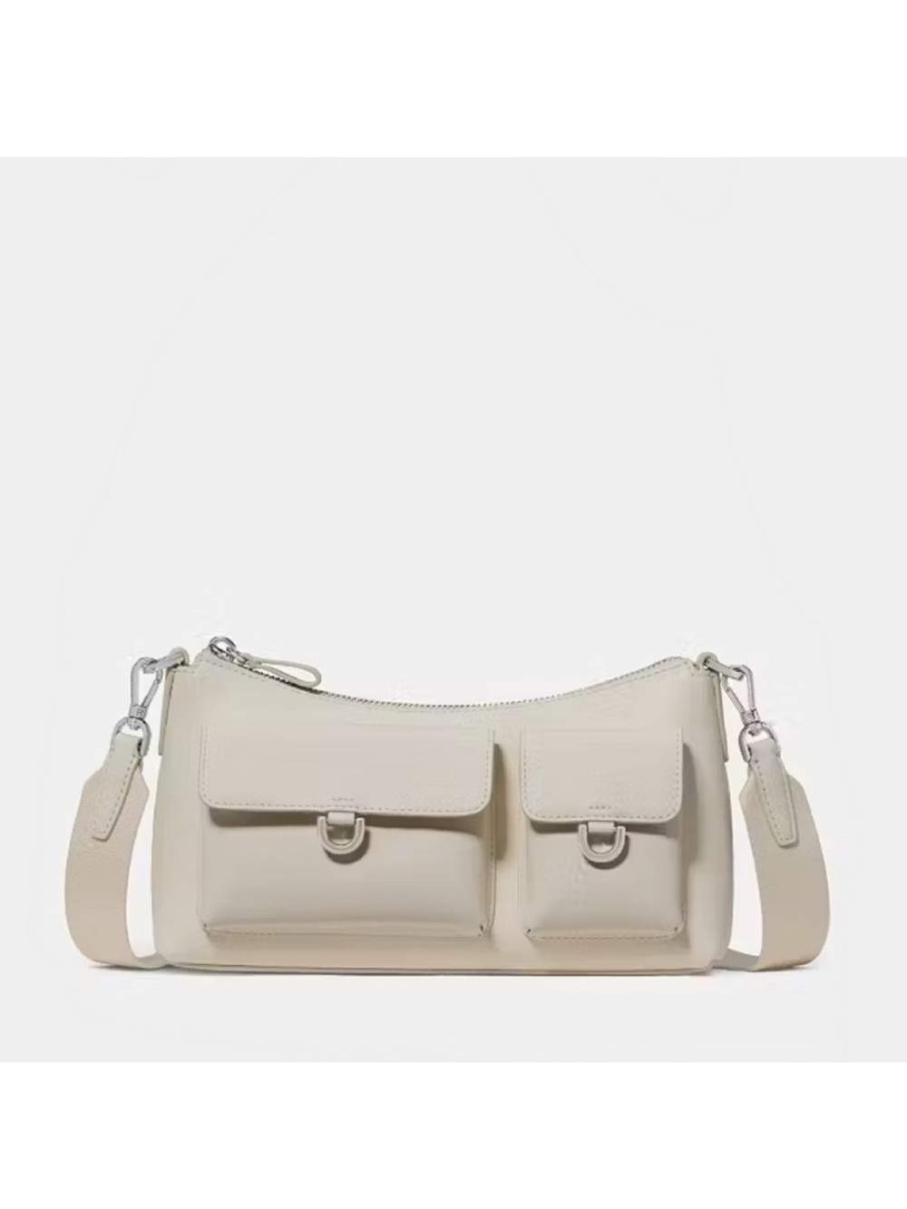 Kate Spade Cargo Leather Crossbody Bag Cashew Milk White